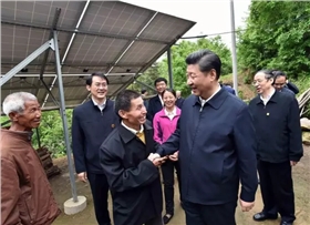 【重磅】習近平考察安徽金寨光伏扶貧項目 【重磅】習近平考察安徽金寨光伏扶貧項目